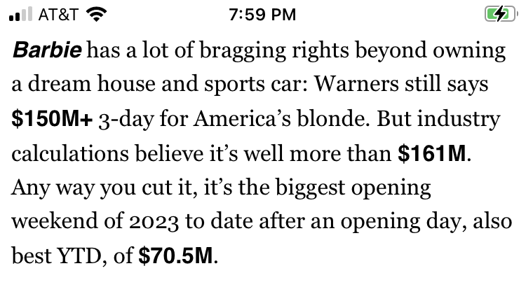 cindygallop's tweet photo. There's a huge amount of money to be made out of taking women seriously.
@barbiethemovie 
#barbie #barbiemovie #barbiethemovie #fundfemalefounders https://t.co/F5JRwt8eJY