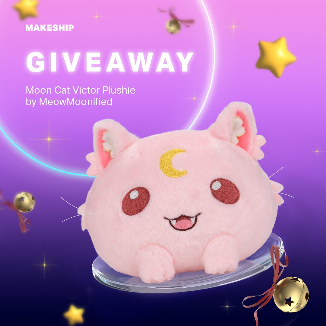 MeowMoonified's tweet photo. It’s VICTOR giveaway time! We’re giving you the chance to win 1 of 2 Victor Plushies! 🥳

How to enter?
1. Follow @makeship and @MeowMoonified
2. Retweet this post

Giveaway ends July 24th at 2pm (ET). Good luck! https://t.co/x8pewc4qpx