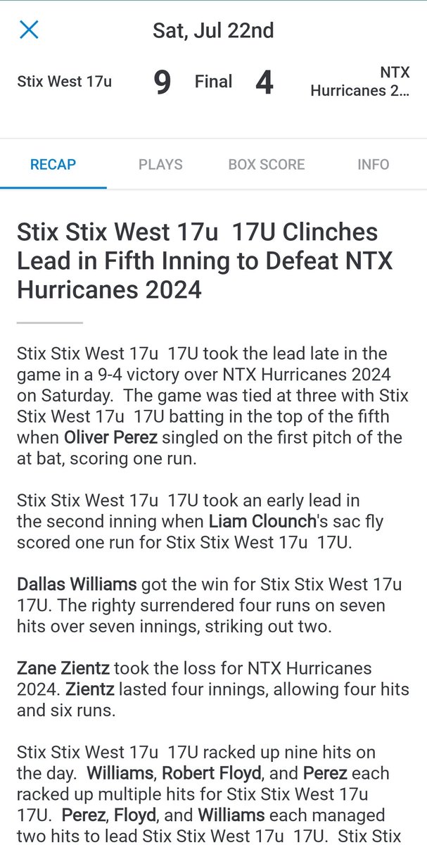 DallasWill2025's tweet photo. Great team win today! Got an opportunity to work on the mound! 7IP,7H,4R,2K,2BB

Pitched for contact, and my defense worked! Thanks to @daggett_cole for being a wall at 3rd base and #11 Robert Floyd for catching me!

@CoachHollums @Krum_Baseball 
@bigtexspencer @stixwestbsbl https://t.co/gOGOnUxDn5