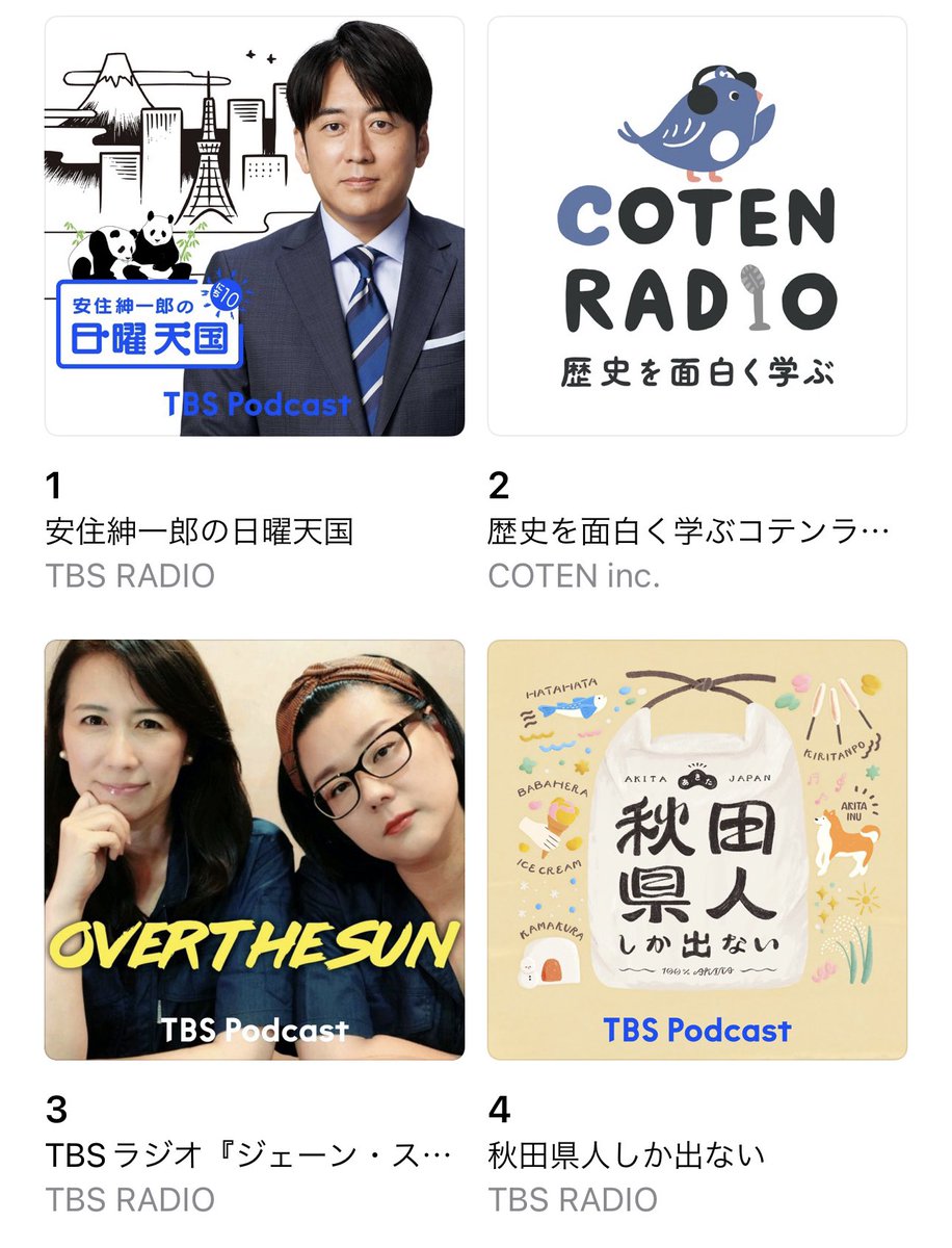 TBS Podcast「秋田県人しか出ない」 tweet media