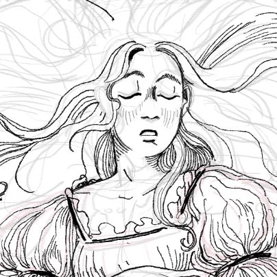 I got completely obsessed with a random illustration today and I'm very happy with this face lol