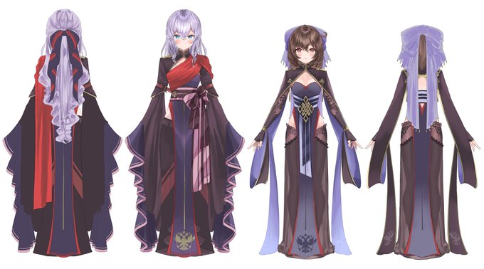 アレクサンドラ&シャリーファ 漢服ドレス  1/3
Alexandra &amp; Sharifah traditional Chinese dress (Tsurubami style) 