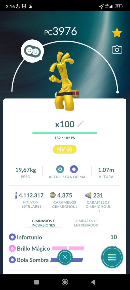 manuroudi's tweet photo. Por fin 🤩 #Gholdengo #PokemonGo https://t.co/dUwAMIKFm9