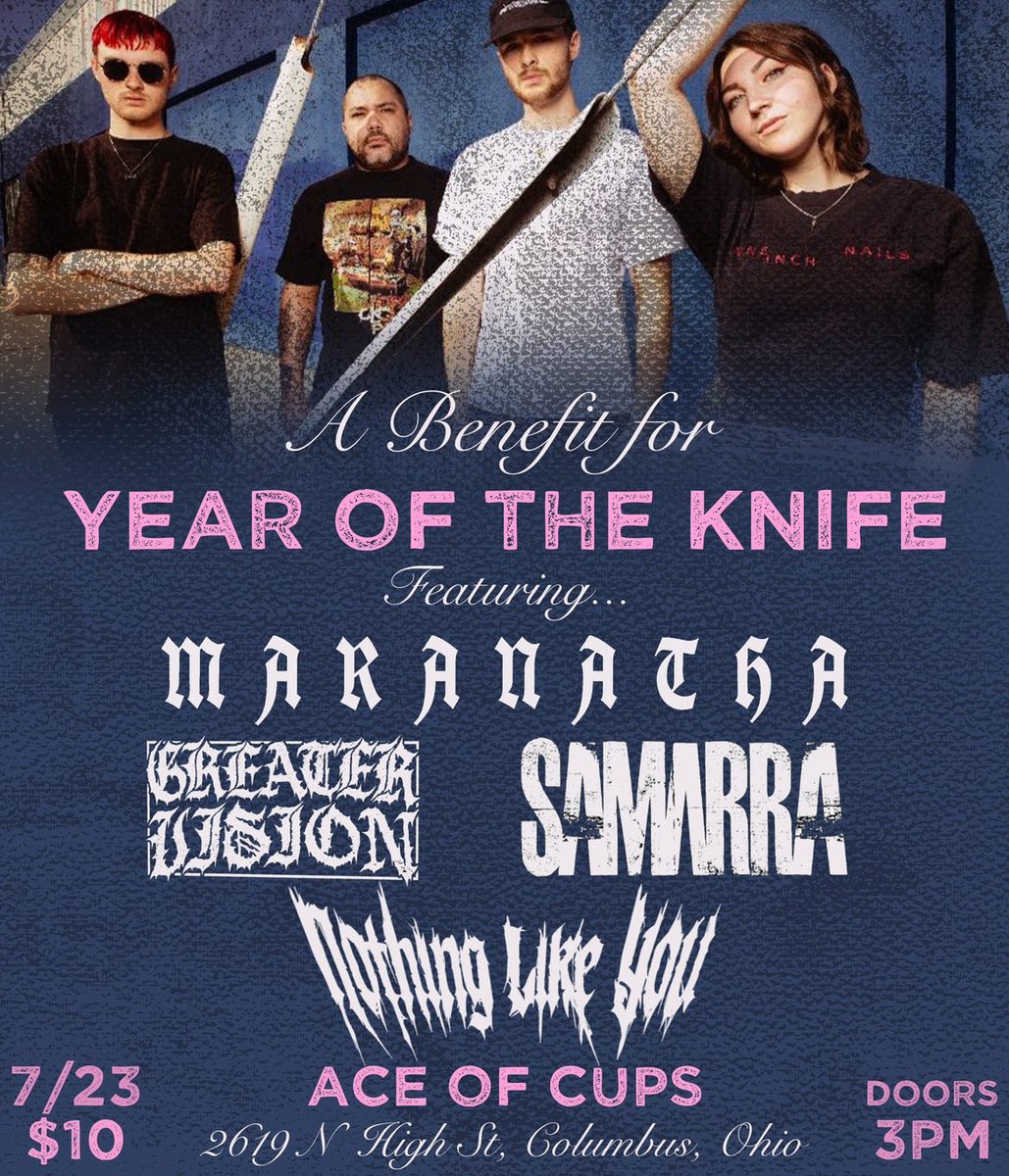 MaranathaSludge's tweet photo. TOMORROW. 3PM. SICK BANDS. GOOD CAUSE. COME THROUGH. https://t.co/9NqAy6UWGQ
