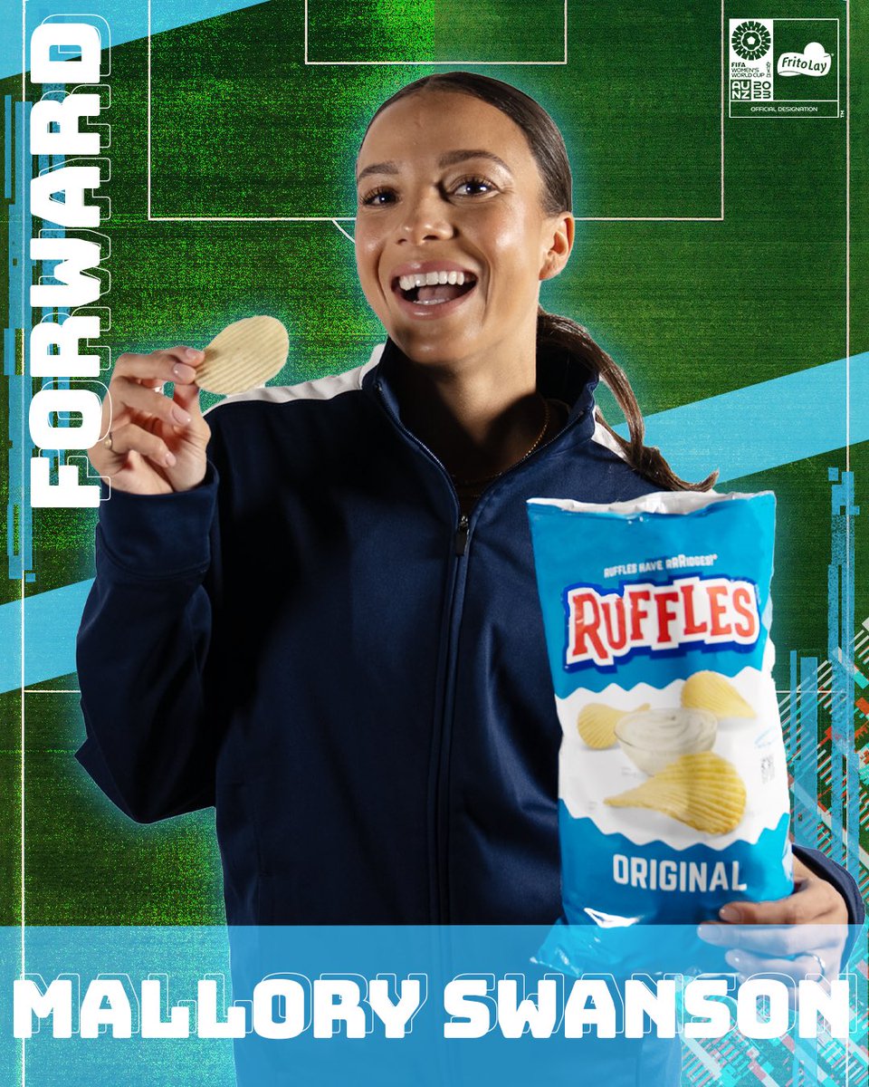 #ad Representing team @RUFFLES! #FIFAWWC #FritoLay