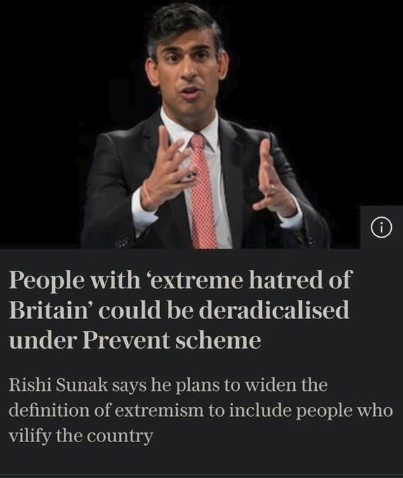 What constitutes vilification Rishi?

It’s my view that Britain has been transformed into a Dickensian shithole by Tory racism and greed.

Does this statement qualify me for a session of electrodes and waterboarding Herr Sunak?