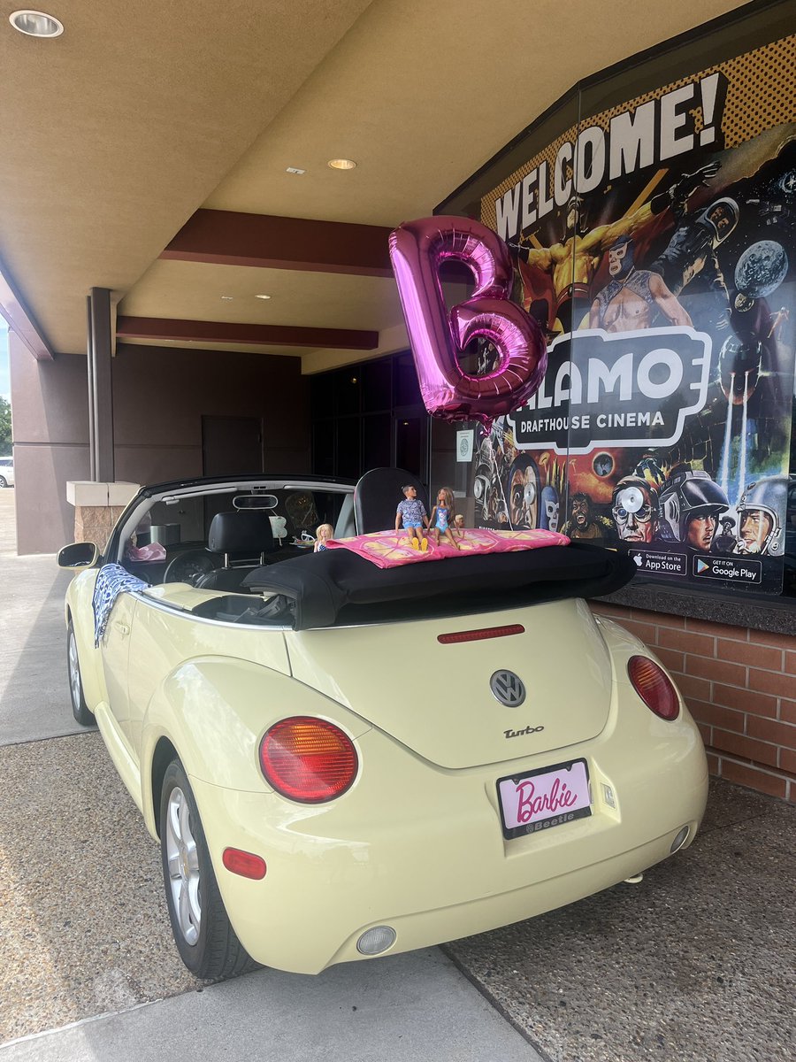 suchgrifters's tweet photo. Went to @alamowinchester to see #Barbie today as part one of our BARBIE / OPPENHEIMER weekend.  Decided we’re too old to do it all in one day.  Tomorrow we will watch @Romano_PoliSci intro OPPENHEIMER for the #FilmClub screening https://t.co/NA8TeyJUSy