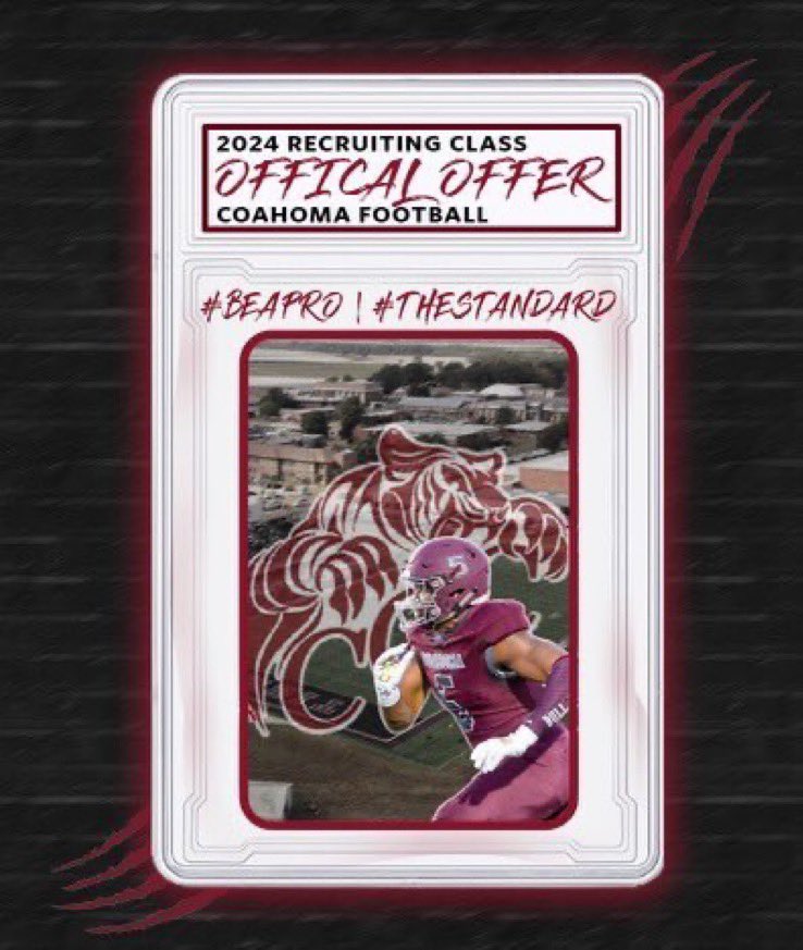 #AGTG After a great text from @coach_wigginsnj I am blessed to have received an offer from Coahoma Community College!! @CoahomaFootball @OceanSpringsFB @Coach_Bramlett @Coach_MCollins @pccarmody @KarlosDillard @DEMississippiGP @Coastfootball