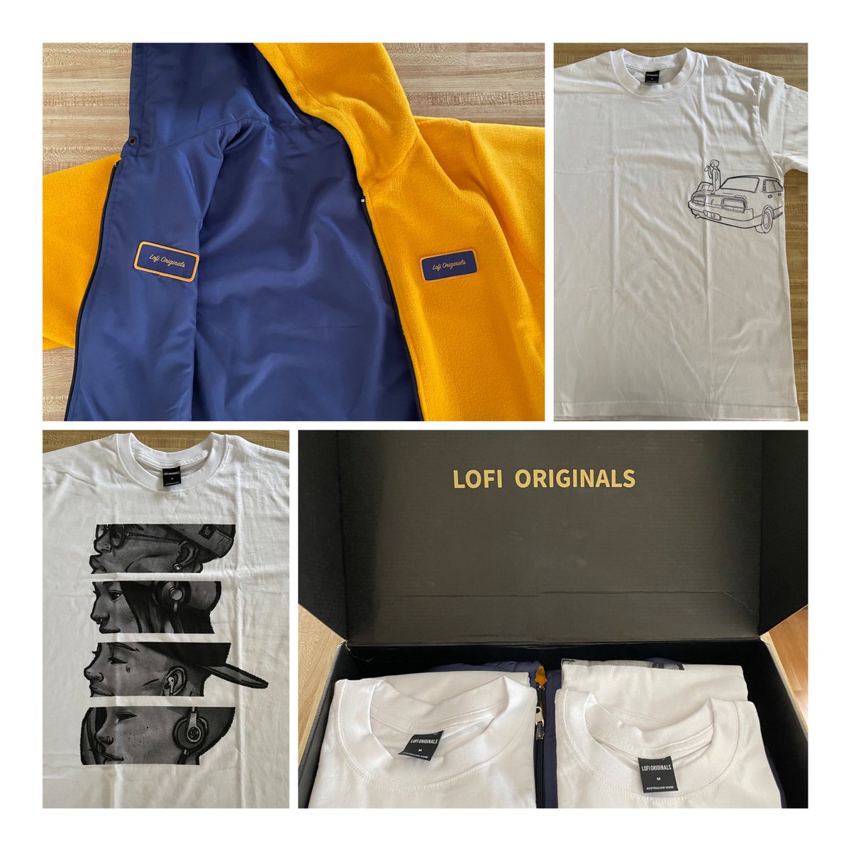 My <a href="/lofioriginals/">Lofi Originals</a> shirts and reversible fleece jacket finally arrived! I’m super impressed with the quality and detail gone into each piece, and the NFC functionality. Well done, team! I’m looking forward to the future of this brand 🎶🔥 #lofi #music #LO
