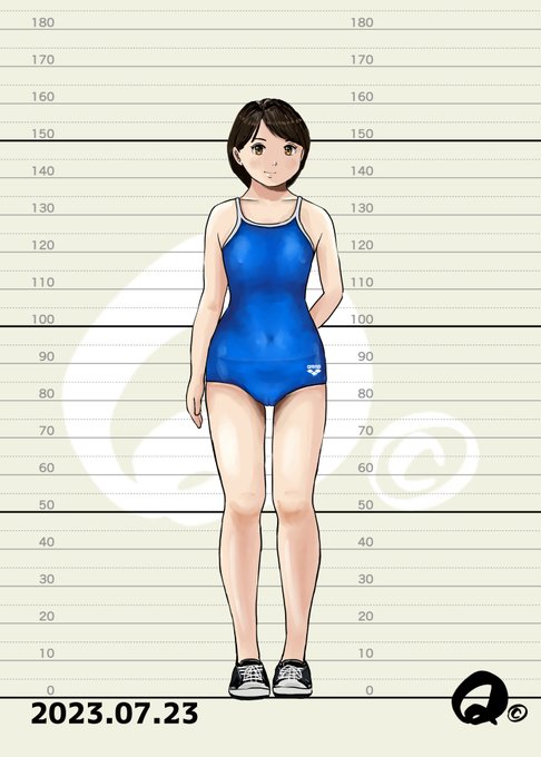 7/23㊐今日のスク水はサチ
青arena🔵🔵 