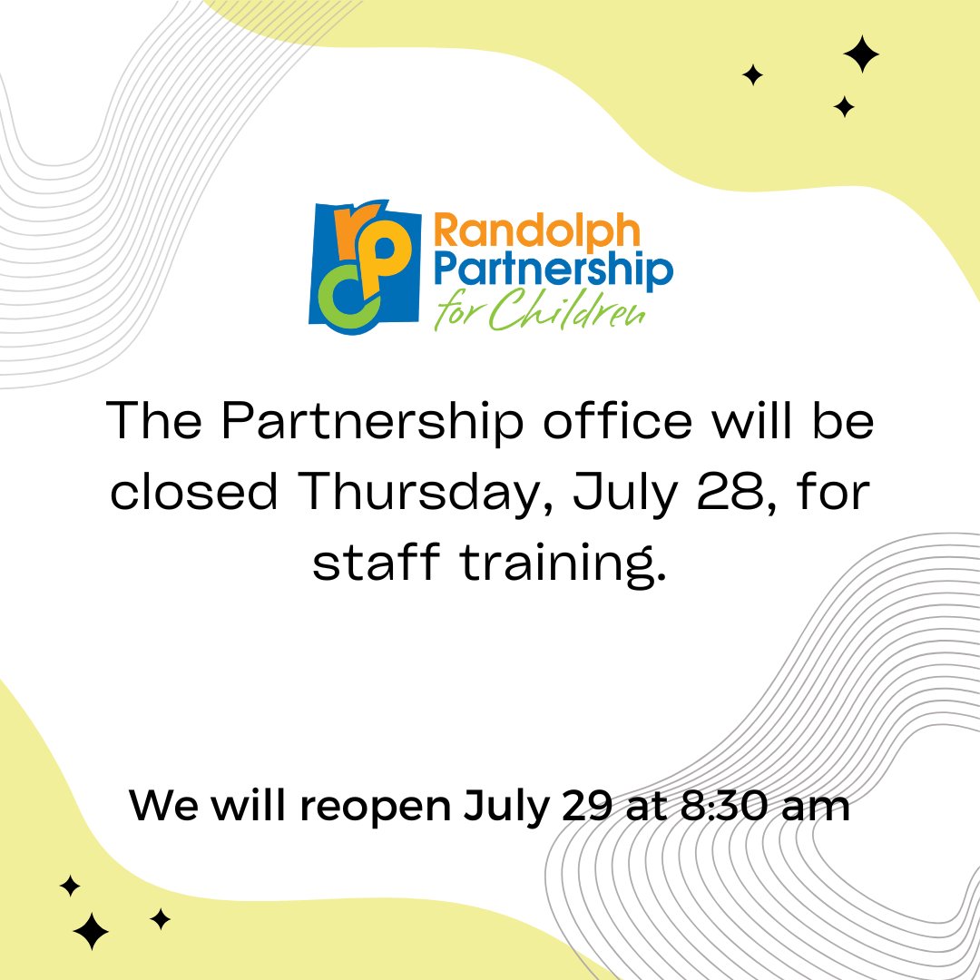 RPCKidsNC's tweet photo. Please note our upcoming closure. https://t.co/MKWhAufAYE