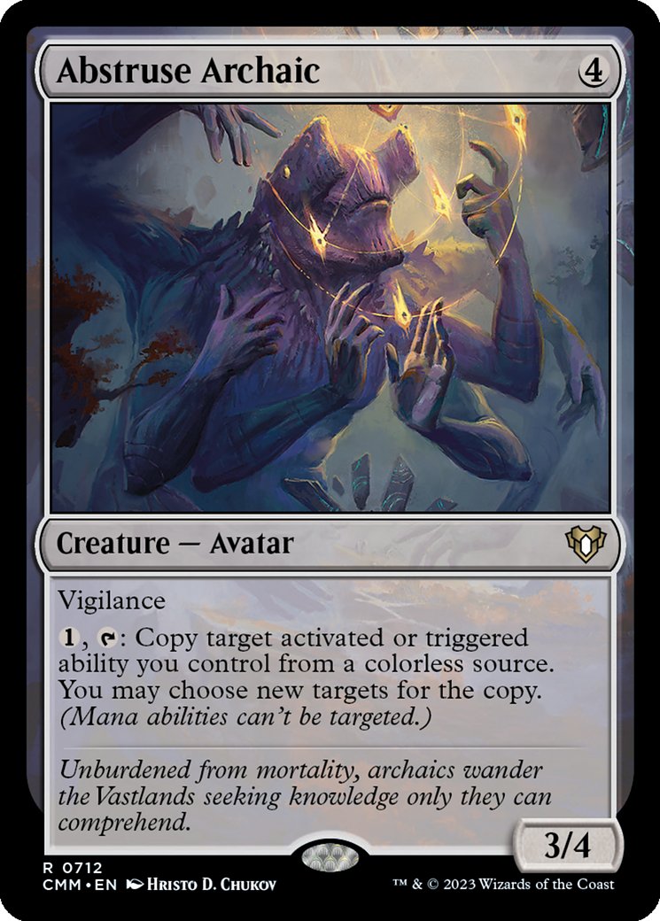 TheManaVortex's tweet photo. Es indudable que las cartas del mazo de "Eldrazis" son las que van a causar más impacto en Commander, donde los artefactos son necesarios. Desde Abtruse Archaic que copia habilidades de fetchlands, tierras de utilidad y artefactos (Mind Stone, Burnished Hart). Por solo 1 🧵... https://t.co/AZxDRa8QLU