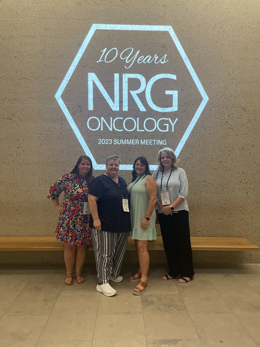 Had a great experience at #NRG2023  #NRG10  thank you to our site PI Dr. Edward Levine for always supporting the work Donna and I on the NRG Oncology Protocol Support Committee ! 
#EdwardLevine ❤️
#TheBarnes