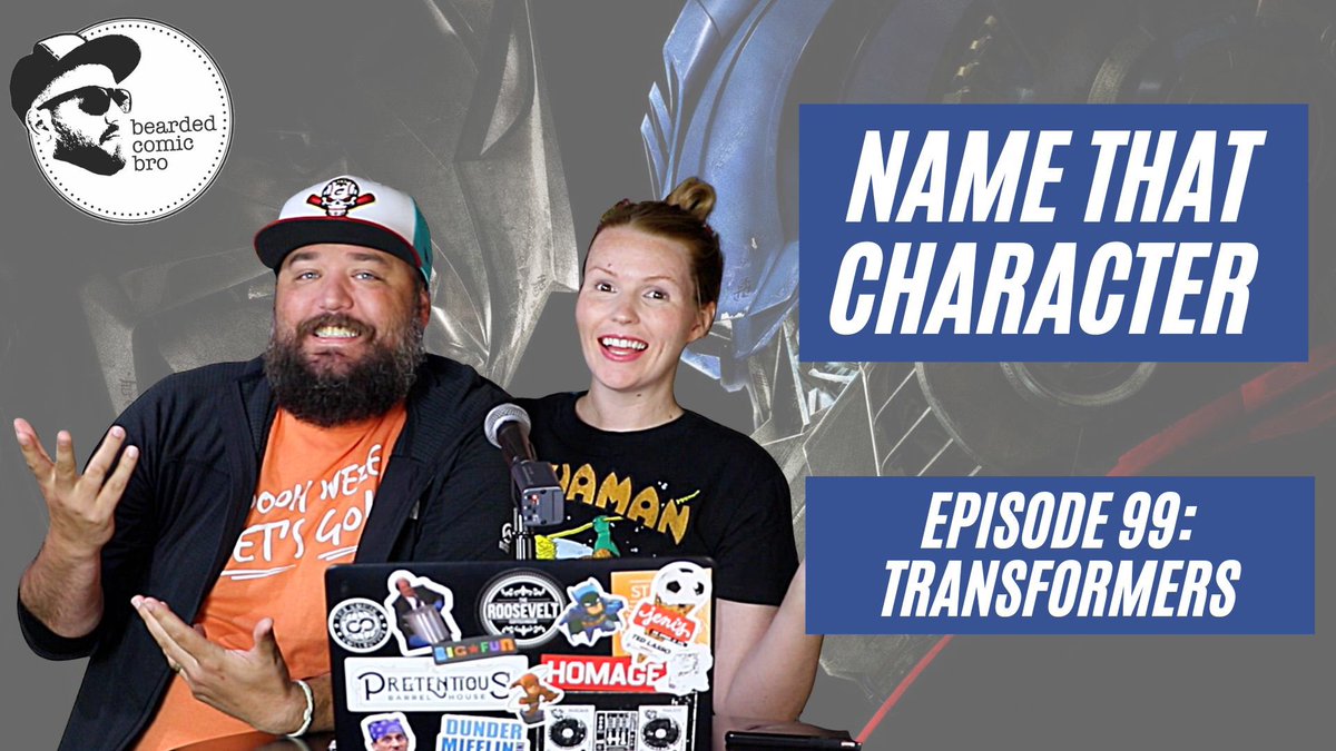 beardedcomicbro's tweet photo. Not gonna lie I had so much fun recording this episode!! Mrs Bearded was in rare form for this episode!! Holy Cow, our next Name that Character will be our 100th episode #comics #comicbooks #namethatcharacter #beardedcomicbro #transformers https://t.co/1diKjRgSAr https://t.co/g2ucWl8kzc