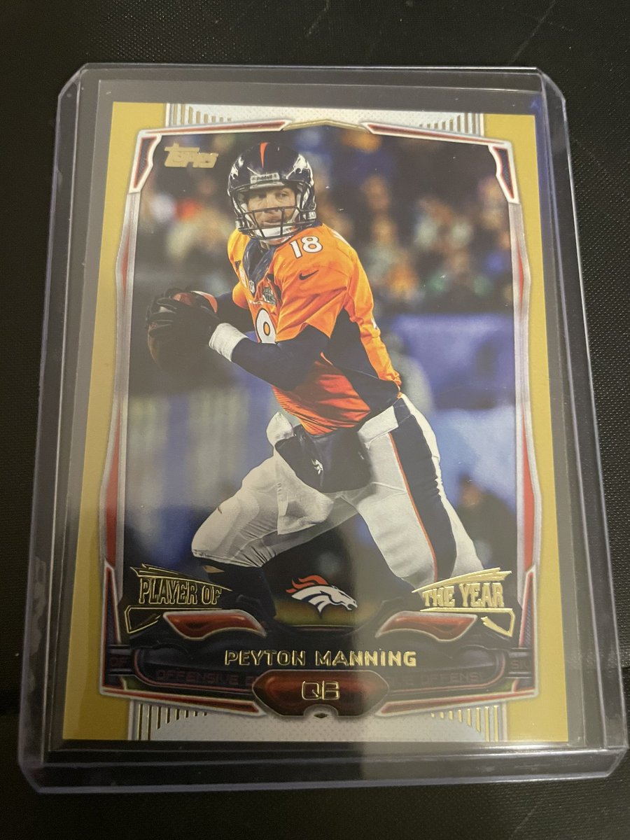 Peyton manning Topps player of the year /2014 $1.50

#cheapCards #cheapBroncos https://t.co/5Yufgamsh4