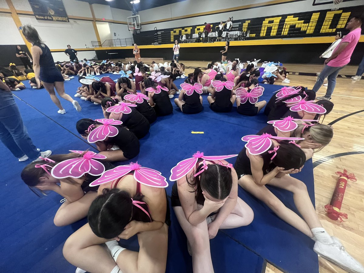 Day 2 UCA Camp! Taking home a GOLD Ribbon and THE BANANA!!  Awesome Job Aztec Varsity Cheer!!   #AztecCheer #OneEmpire