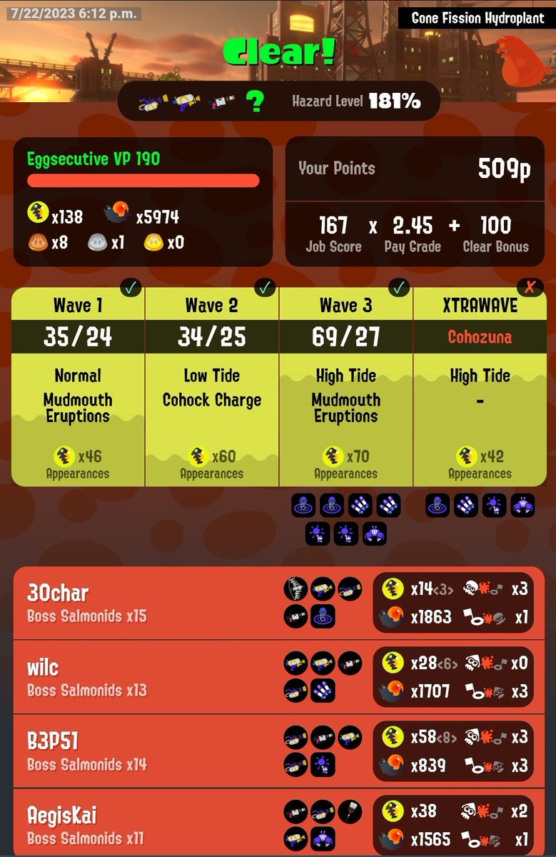 bpdd's tweet image. All night waves? Nice
#Splatoon3