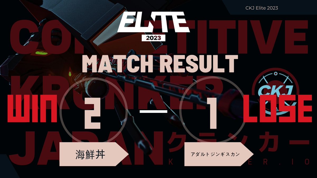 CompkrunkerJP's tweet photo. 第一試合はチーム海鮮丼の勝利、第二試合はUtopiaの勝利で幕を閉じました！
現在は敗退をかけたアダルトジンギスカンvs三度の飯よりKrunkerの試合中です！！
https://t.co/sYMiI8My7c https://t.co/LOwQMV20hd
