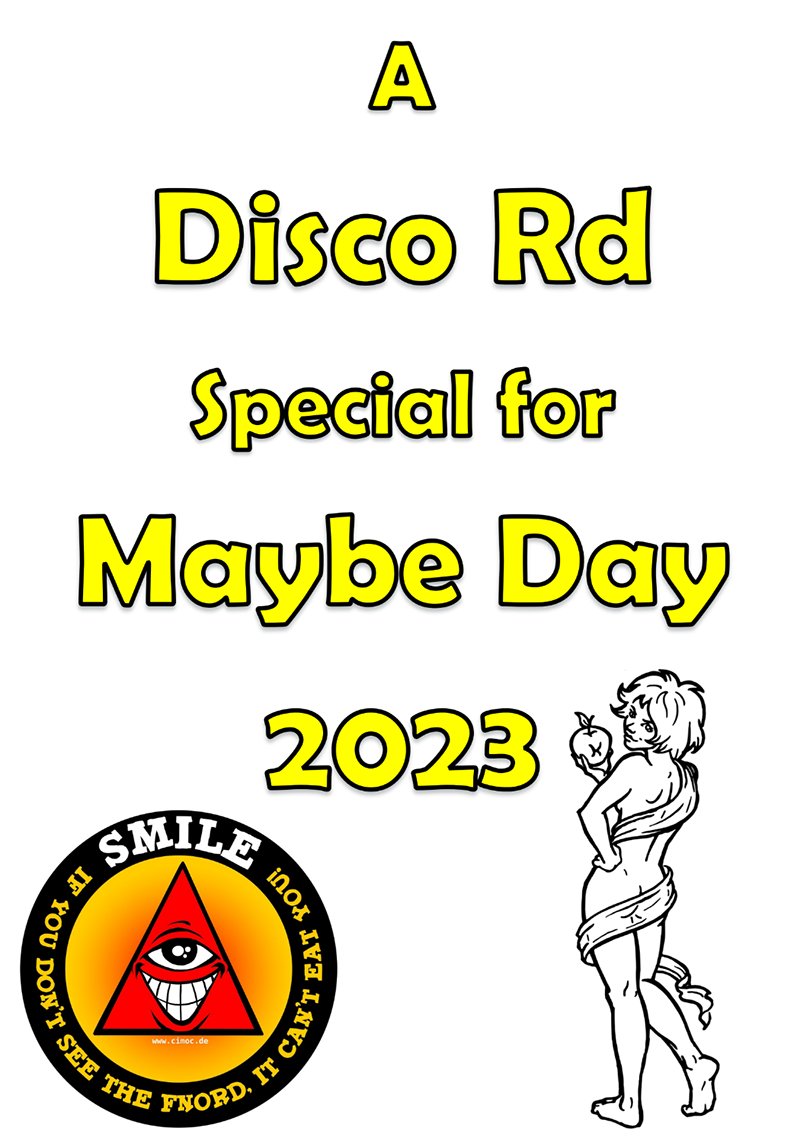 RAWilson23's tweet photo. Disco Rd - Maybe Day 2023 Special Edition
(PDF ZINE & AUDIO ODDITY)
https://t.co/ywC7BQNstc
By The Ephemeral Man @Leigh_Wright_
#MAYBEDAY23
https://t.co/knElkBuOfS https://t.co/DFoMdrHHUU
