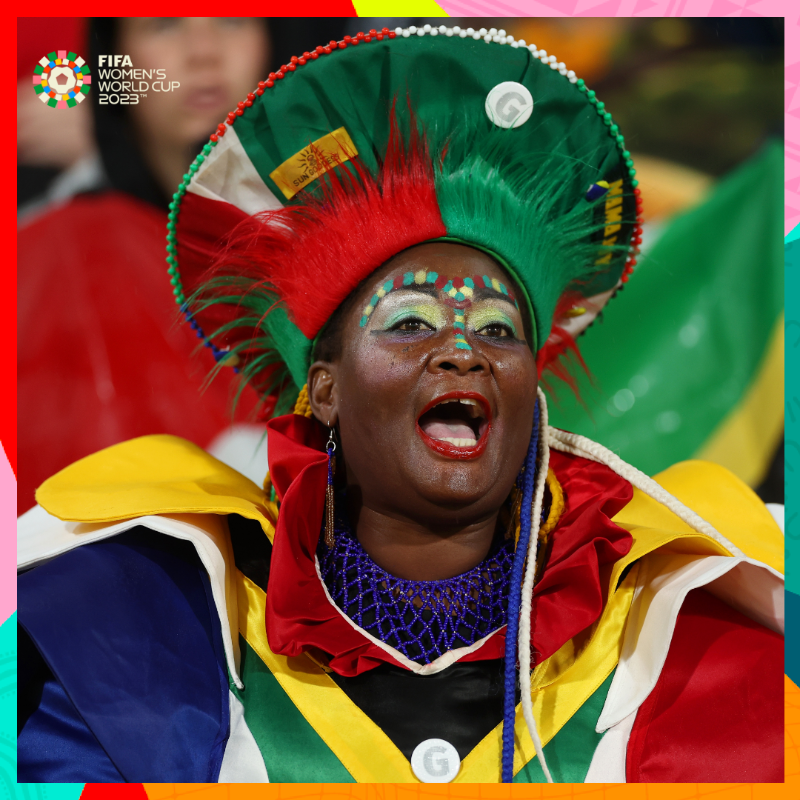 FIFAWWC's tweet photo. 🇿🇦 @Banyana_Banyana bringing the vibes! 

#BeyondGreatness | #FIFAWWC