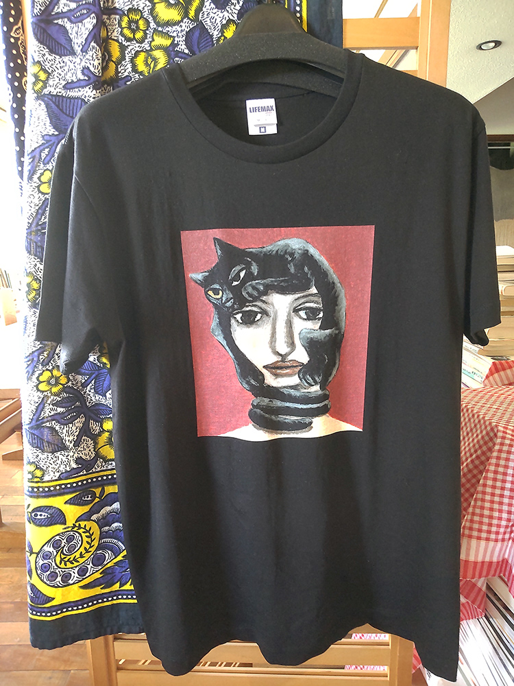 直筆絵画 原マスミ／豪華（大衣）新品額付タイトル「Tシャツ