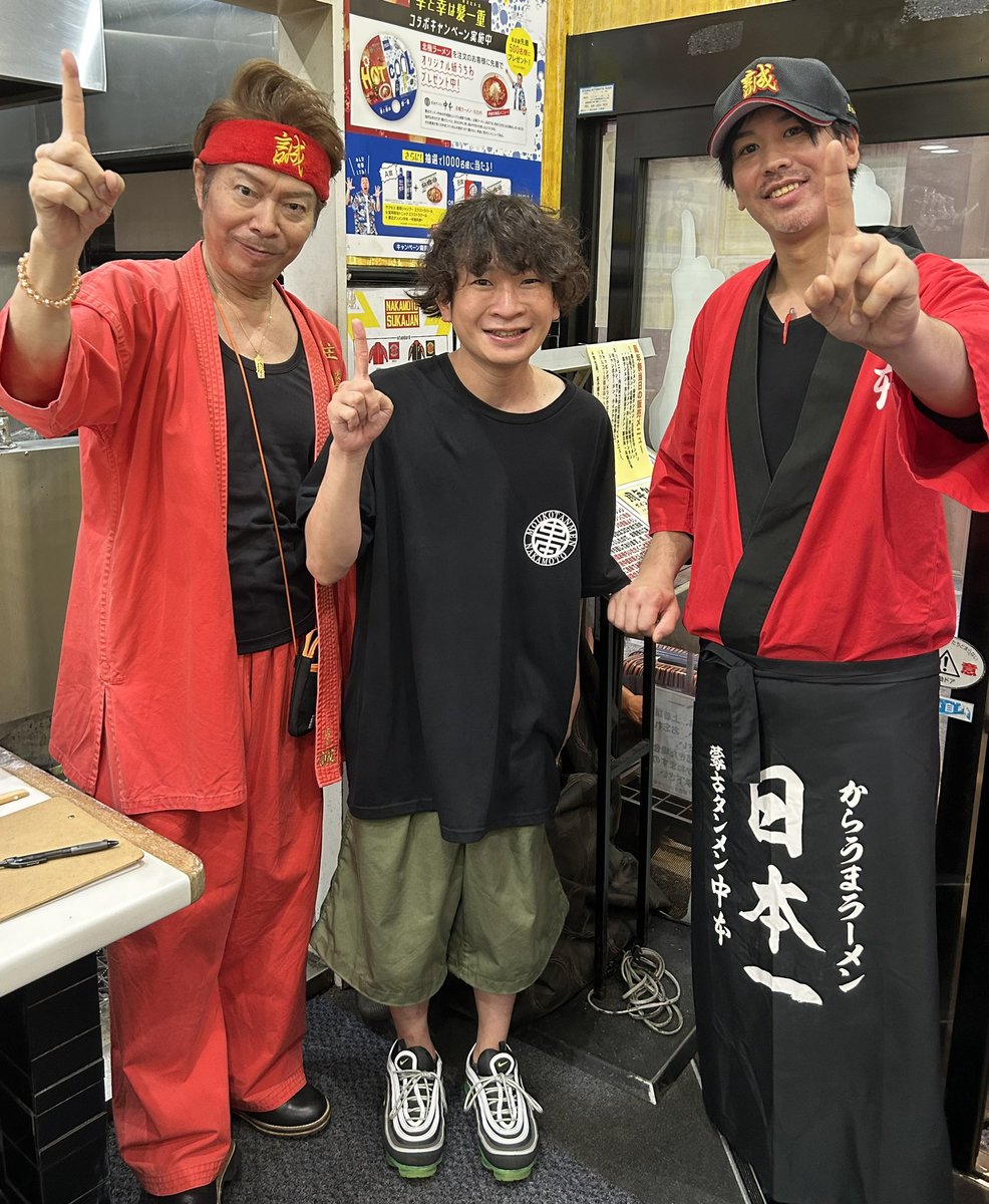 蒙古タンメン中本 渋谷店14周年祭㊗️🎊 社長に、そして久しぶりに