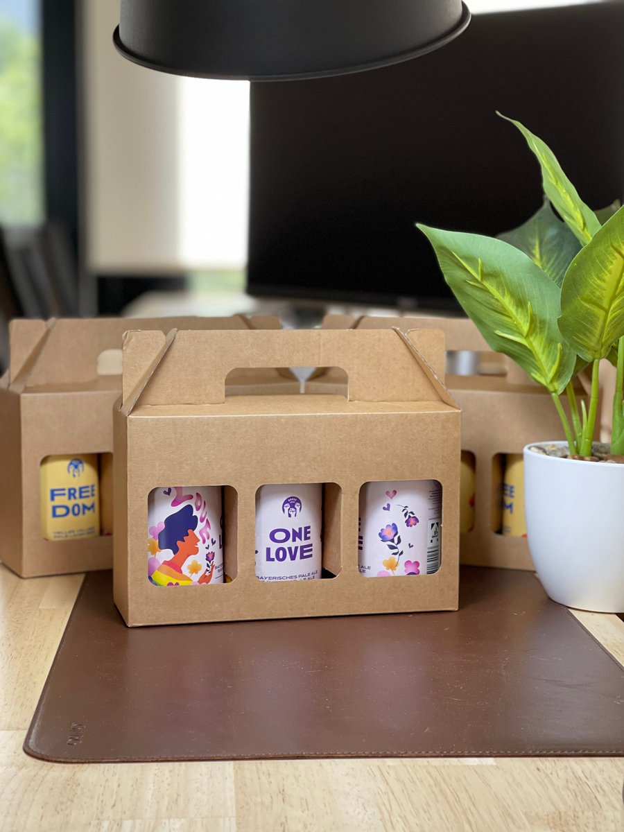 🚀📦Thrilled to announce that Bravebrew's branded beer cans by <a href="/metabrewsociety/">MetaBrewSociety</a> are here!🌈🍻 Embodying our core values of freedom, equality, and diversity, each can is a celebration of positive change #Bravebrew #WomenRights #Freedom #Equality #Diversity #OneLove #BeerForAChange