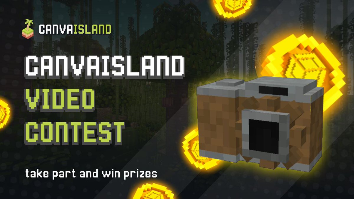 CanvaIsland's tweet photo. 🏝 Canvaisland Video Contest  🎥

To expand the community & attract new gamers, creators, holders we are launching a Video Contest.

The Contest Winners will be chosen by community vote: 
🥇-st place: 100,000 $CANVA
🥈-nd place: 50,000 $CANVA
🥉-rd place: 25,000 $CANVA

📝 Please read this form carefully & check all terms and conditions before making video: https://t.co/PnhAUilSGo

Welcome to all creative Content Makers 👆

#canvaisland #shilling #canvaislandARMY #Ethereum #contest #metaverse