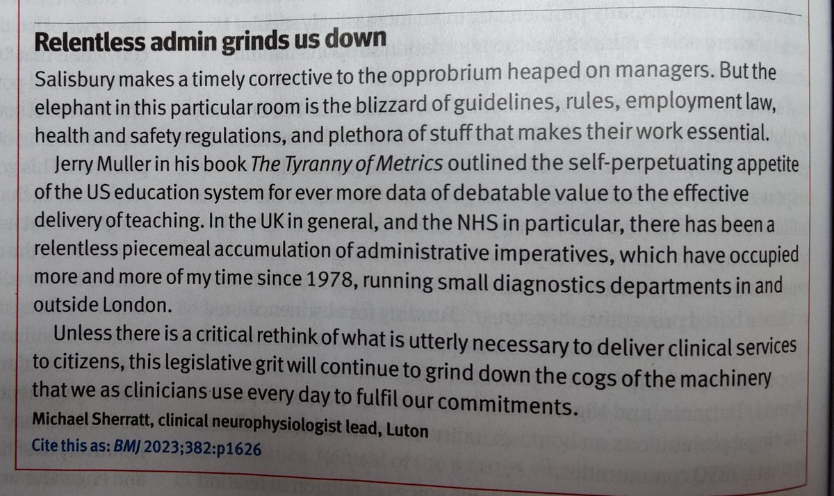 richardbuka's tweet image. Spot on. Data for data's sake is pointless. @doctorcaldwell #CutTheCrap