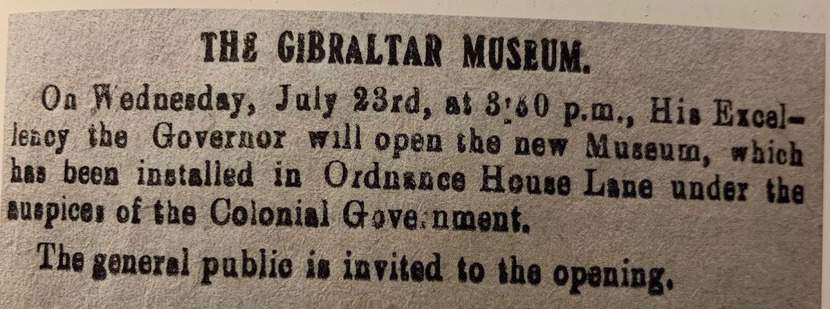 Happy 93rd birthday @GibraltarMuseum ! @FinlaysonGib @GibGerry @HeritageGib @GibHeritage @ThinkingGreenGI @cortes_john @InfoGibraltar