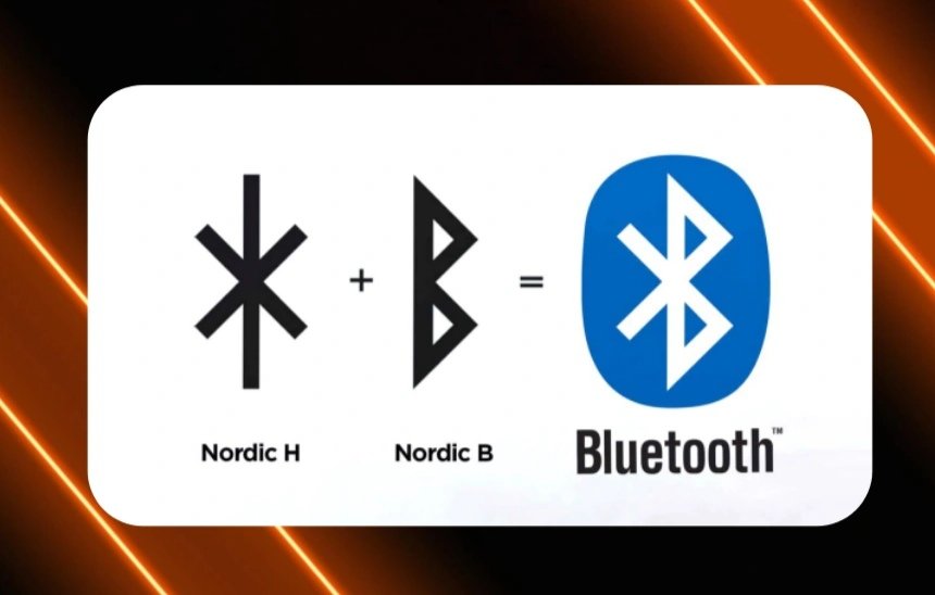 Mic4426's tweet image. 6/7: 🎯 The Bluetooth logo is also a nod to King Harald: It&apos;s a bind rune merging the Younger Futhark runes &apos;H&apos; (Haglaz ᚼ) and &apos;B&apos; (Berkanan ᛒ), the initials of Harald Bluetooth.#WhyTheName #TechEtymology #Bluetooth