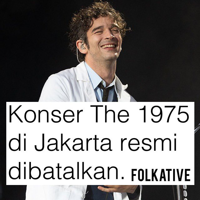 insidefolkative's tweet image. Batal ges yak the 1975 nya.