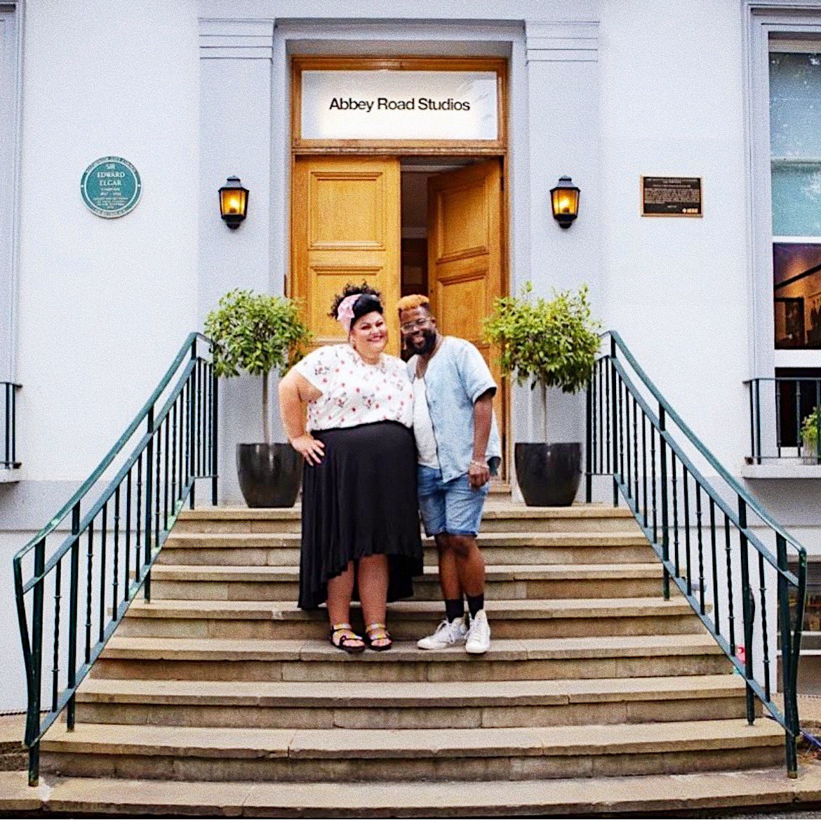 KatieKadan's tweet photo. To stand on the steps and record at @AbbeyRoad where many artists I have looked up to came and went was surreal. I worked with a great team and amazing musicians for a project @musiconthebones where you can pre-order right now ❤️ #abbeyroadstudios #musiconthebones https://t.co/nBtSufg9tl