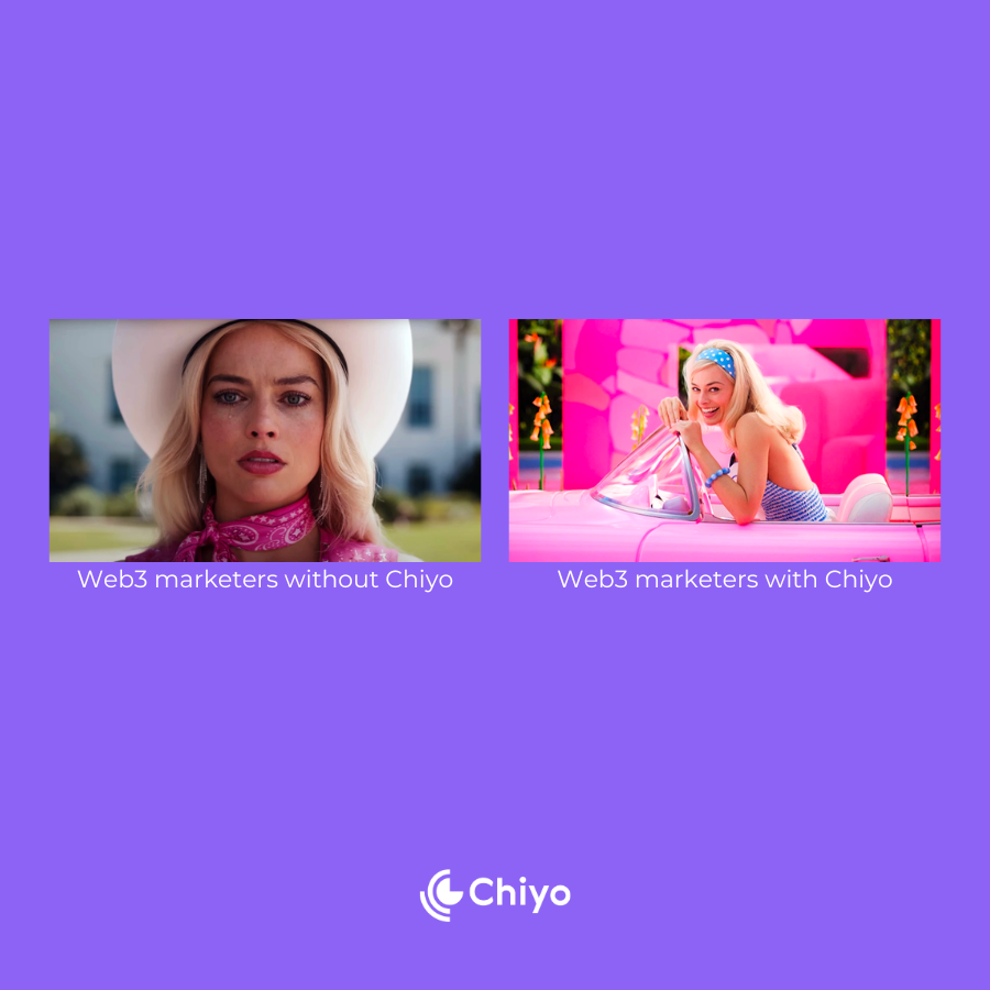 chiyoapp's tweet photo. At @chiyoapp, we are supercharging your marketing campaigns with powerful insights📊

Try us out FREE at https://t.co/jxb5PlrB7C

#Web3Marketing #Web3CRM #Web3 https://t.co/34mcZgsVRI