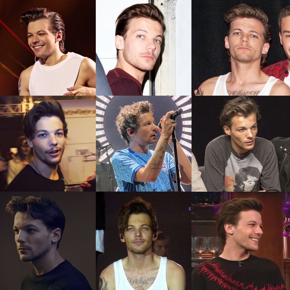 lthearting's tweet photo. forehead louis is back https://t.co/PXtNeCePPL