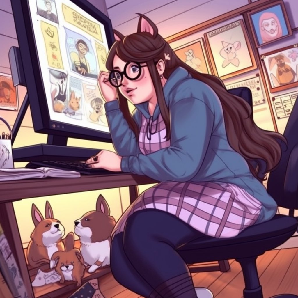 Messa_Nay93's tweet image. I’m playing with mid journey to give me a new look for my YouTube channel &amp;amp; now I have all these cute characters to choose 😍😍 #helpmechoose