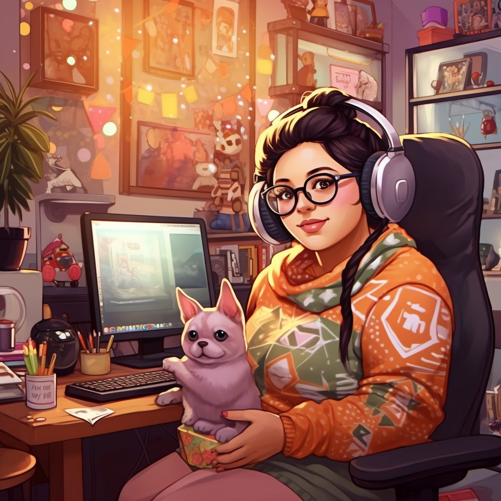 Messa_Nay93's tweet image. I’m playing with mid journey to give me a new look for my YouTube channel &amp;amp; now I have all these cute characters to choose 😍😍 #helpmechoose