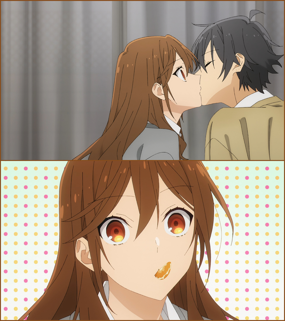 Anime Trending on X: A smooth and stolen kiss Anime: Hormiya The