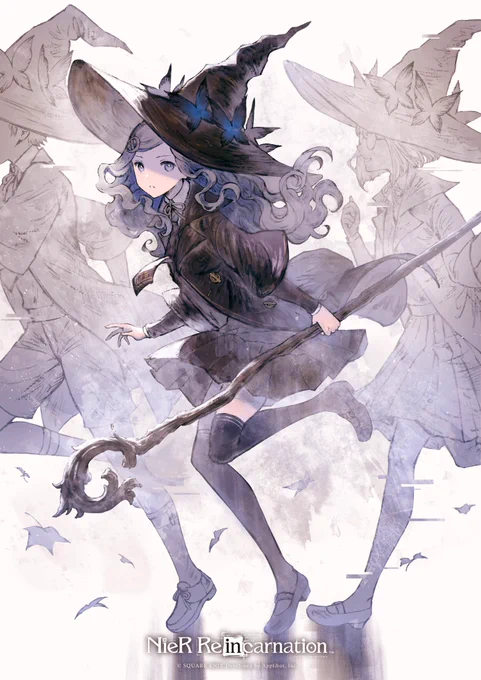 NieR Re[in]carnation新章公開お祝いイラストを描かせて頂きました #ヒトと世界の物語 #リィンカネ #NieR