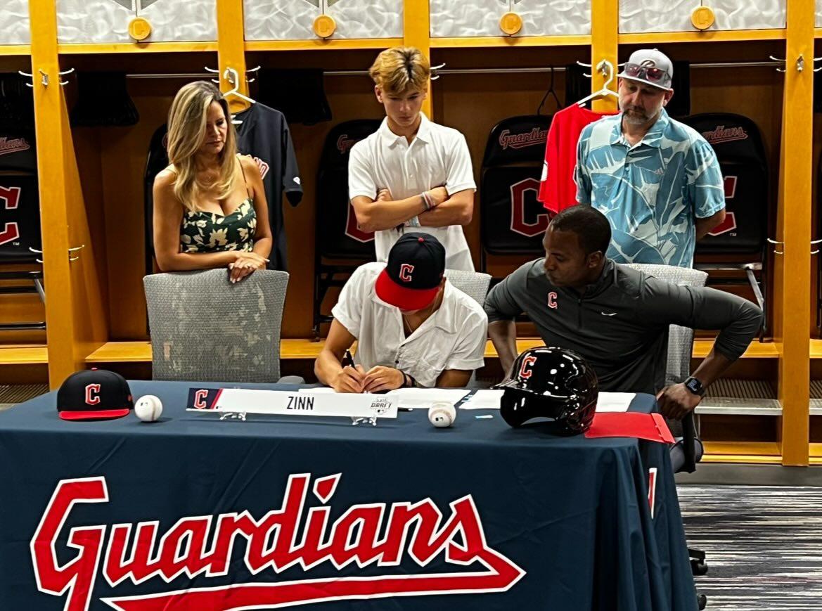 Cleveland #Guardians have officially signed 2023 12th round pick 18-year-old RHP Keegan Zinn out of Lake Minneola High School, FL. #ForTheLand