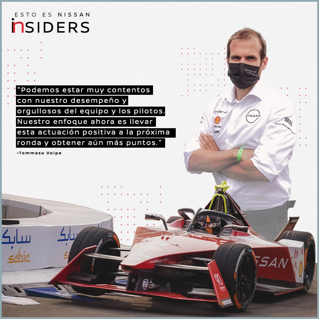 ¡Se viene la recta final de #FormulaE ! 🏎️ 🏁 Y es por ello que el día de hoy quiero compartir con ustedes unas palabras de Tommaso Volpe, director general del equipo de Nissan Formula E.
¿Están listos para toda la electrificación que se avecina? ⚡️
#EstoEsNissan #NissanInsiders