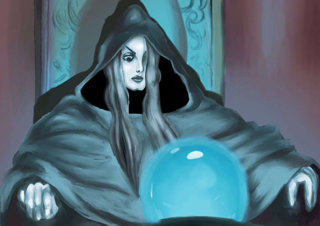soIIitaire's tweet photo. enki pondering his orb #FearandHunger https://t.co/j7NQWFFlg5