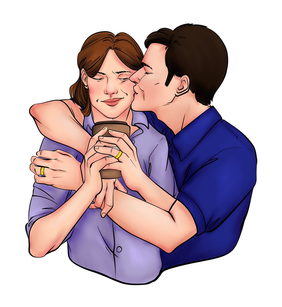artcake19's tweet photo. #hotchreid art for my 500th follow on Tumblr! 💜 https://t.co/WqCltAg9fB