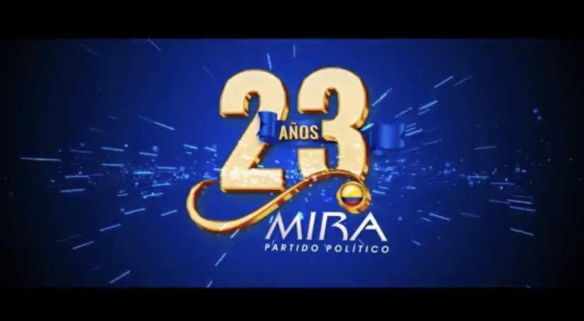 Gloriamiraista's tweet photo. @PartidoMIRA @AgoraBogota @CesarEdoMoreno @Baena @Virguez @AnaPaolaAgudelo @carlos_guevara @irmalherrera @SamirBedoya @Fabian_Puentess @MarianeConcejal @LinaPinzonAr Gracias @PartidoMIRA  🎉💙¡Felices 23 Años! 🎊💙🎈 Que orgullo pertenecer a un Partido impecable de Valores y Convicción 👏🙏 @AgoraBogota https://t.co/925iGBDGj2