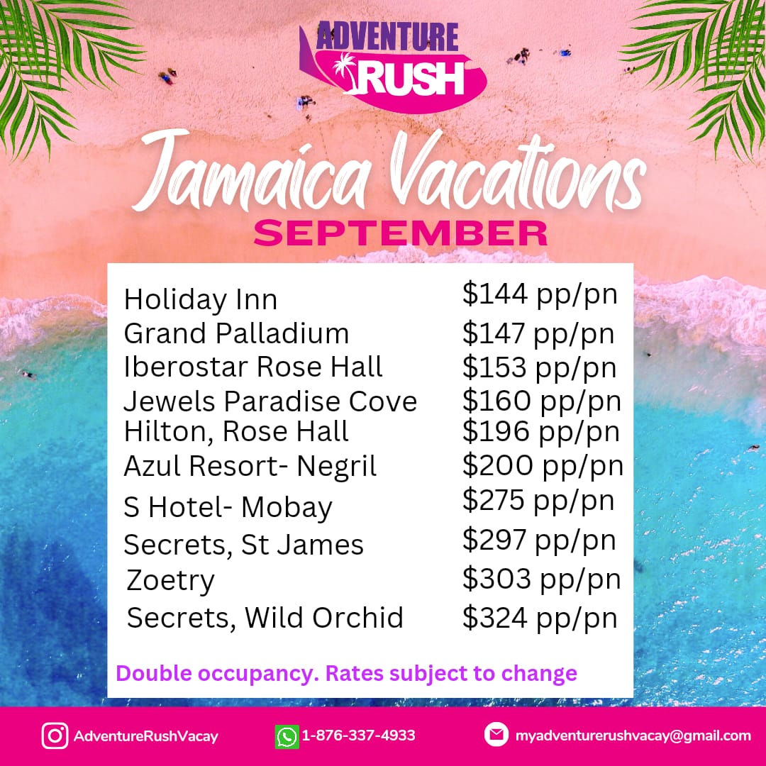 Where my Virgo and Libra peeps!
Book early and secure these great prices. 
✅ Birthdays
✅ Groups and Families
✅Adults only avail
DM us. Packages also avail with Resorts not shown here.