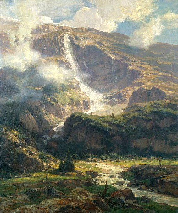 WilhelmGustloff's tweet photo. Otto Frölicher 
Schmadribach
 c. 1881 https://t.co/SN12uhvwwy