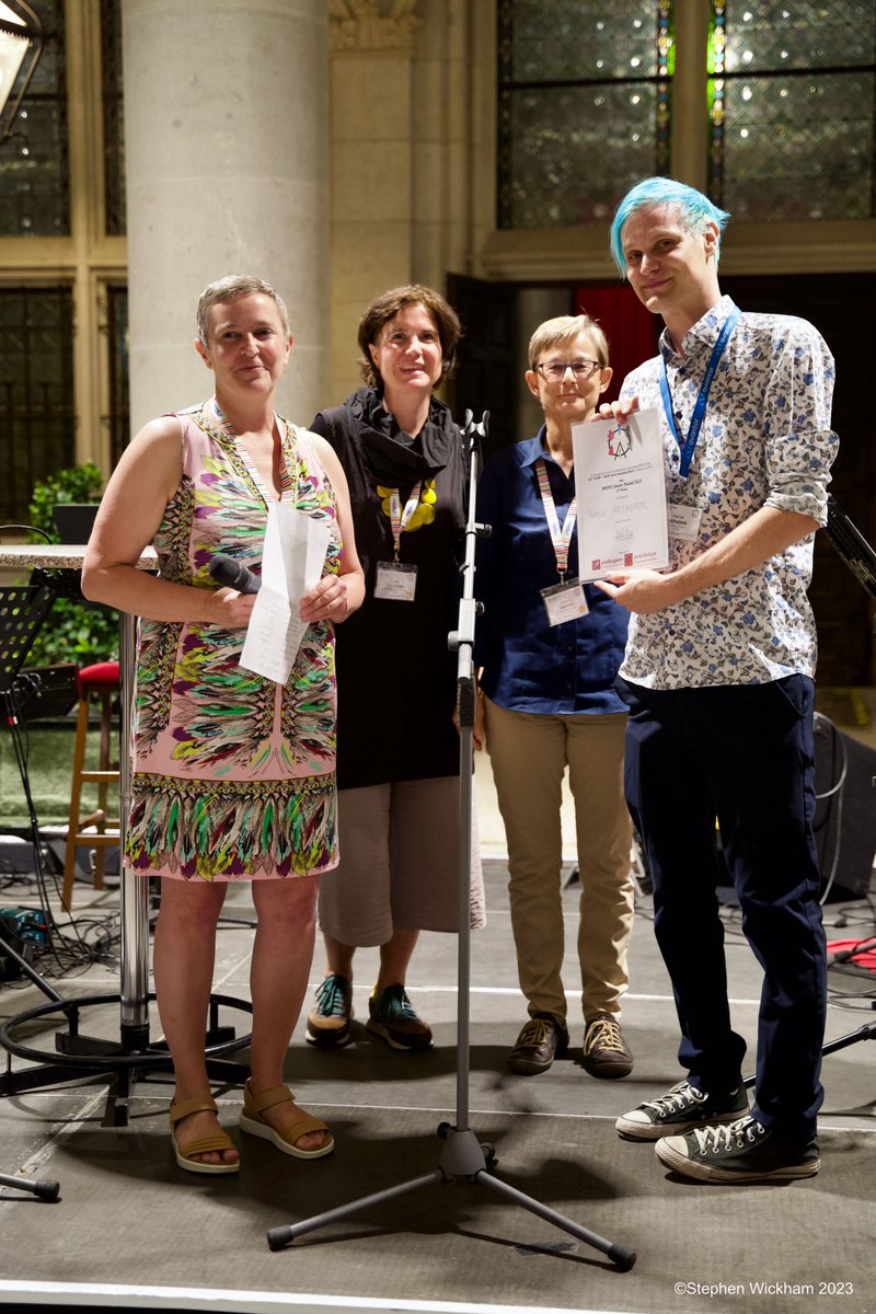ParasitologiaM's tweet photo. #conference2023 
#Parasite
#Protistologists
#Protistology
IXth ECOP – ISOP joint meeting 2023
Congratulations to the winners of the Outstanding Oral Presentation Award 
Sponsored by @ParasitologiaM @Pathogens_MDPI https://t.co/AhdHSvDfaU
