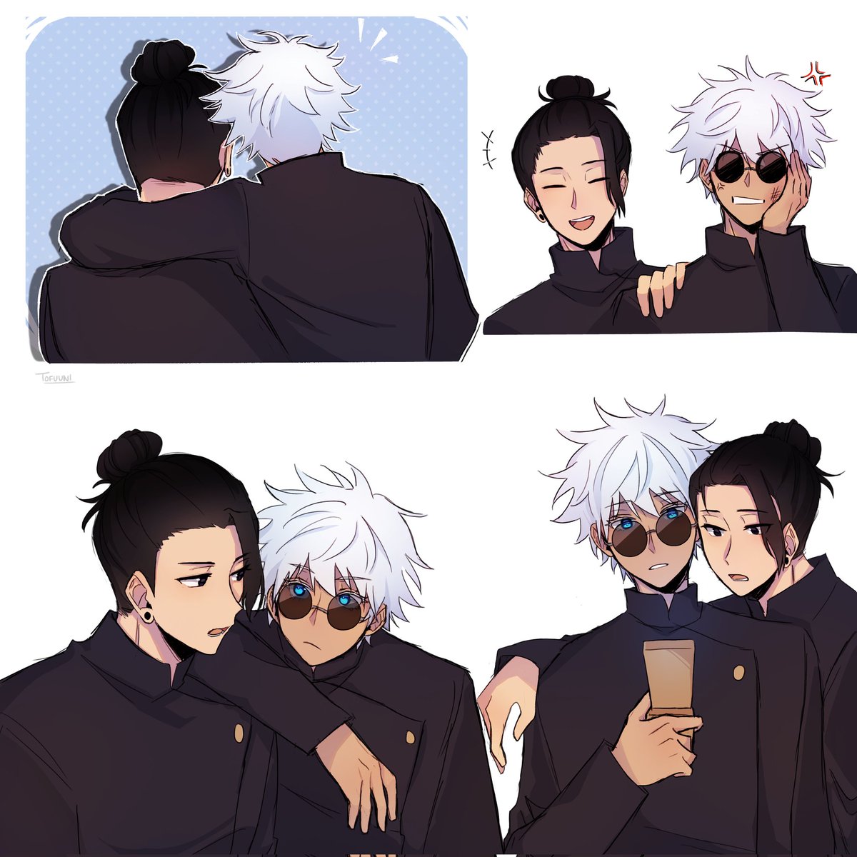 some jjk doodles..... and stsg + riko 