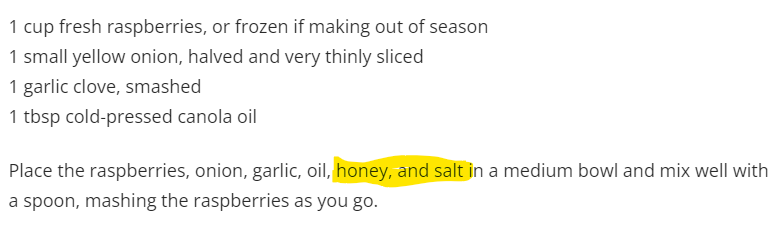 @eatnorth Can you please check the ingredients in your article...I think honey is missing (and quantity). Thanks!!