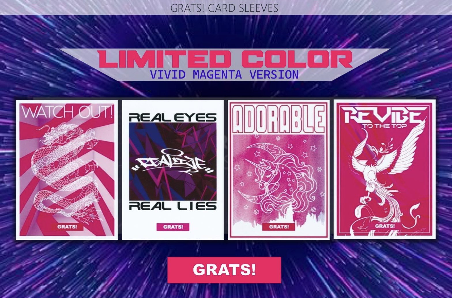 GRATS! na platformě X: „【GRATS!スリーブ】 💎新発売 GRATS! na platformě X: „【GRATS!スリーブ】 💎新発売